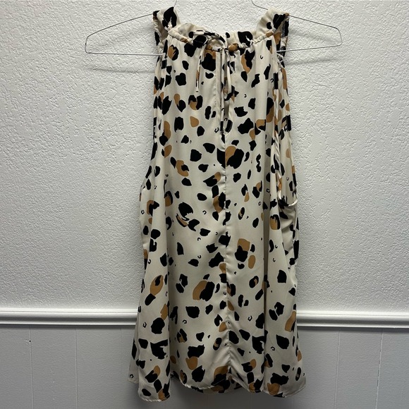 FSL Apparel Women’s Sz Lg Sleeveless Animal Print Blouse NWOT, V494 - Picture 11 of 13